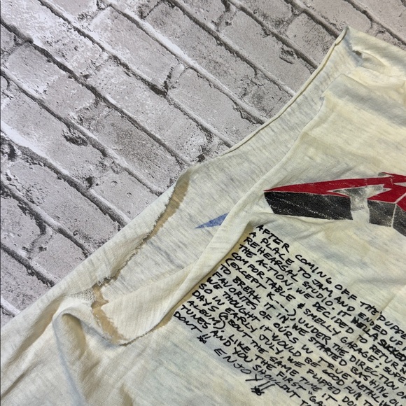 VINTAGE Metallica 1987 crash course in brain surgery cut off mens XS - Picture 7 of 7